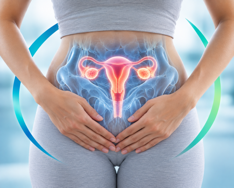 Gynecological cancer care illustration
