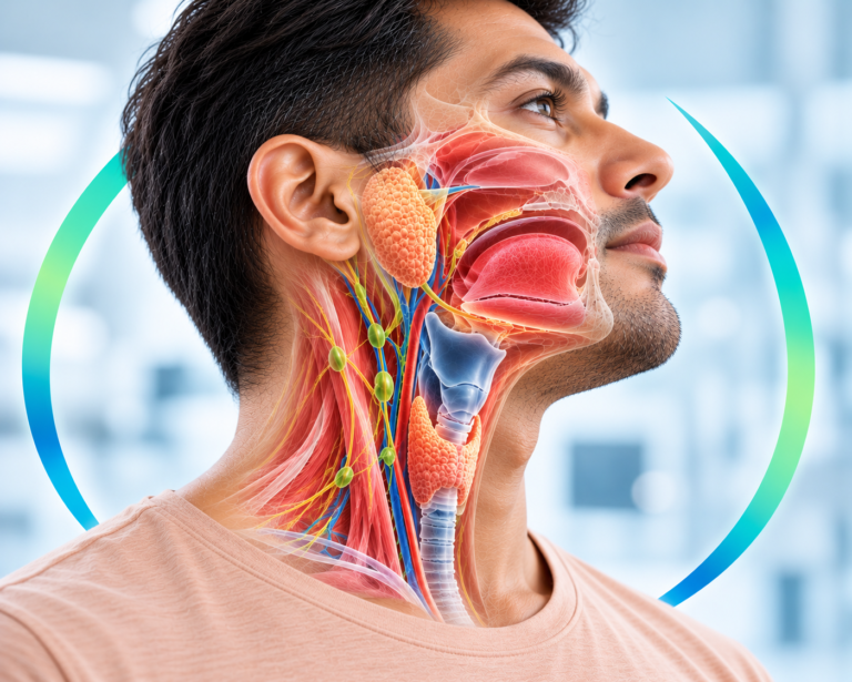 Head & Neck cancer care illustration