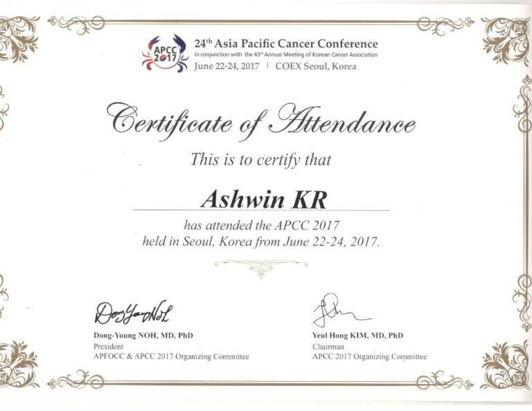 Asia Pacific Cancer Congress — Seoul, South Korea · 2017