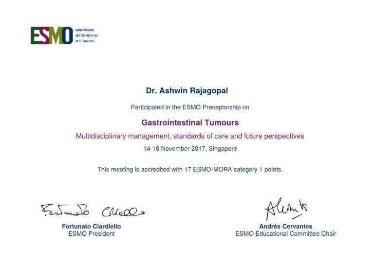 ESMO GI Congress — Singapore · 2017