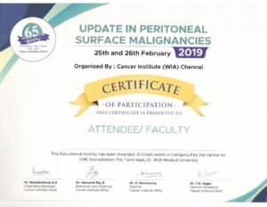 State and national conference certificate