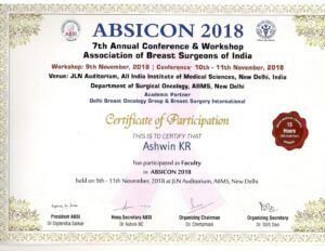 State and national conference certificate