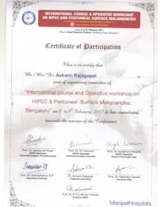 State and national conference certificate