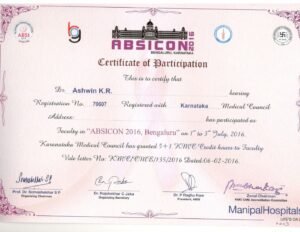 State and national conference certificate