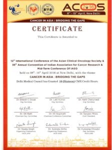 State and national conference certificate