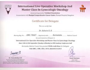 State and national conference certificate