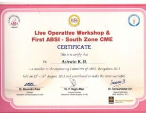 State and national conference certificate