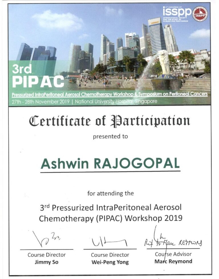 PIPAC Training — Singapore, 2019