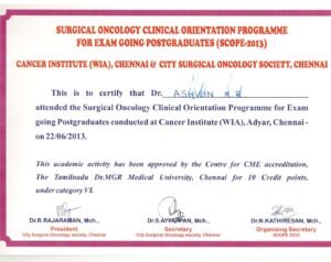 State and national conference certificate