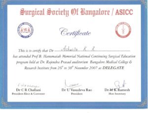 State and national conference certificate