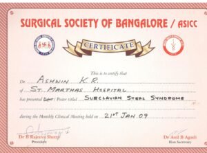 State and national conference certificate