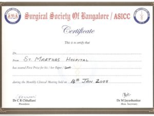 State and national conference certificate