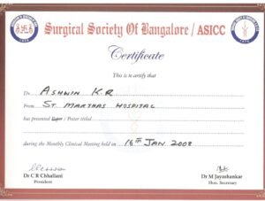 State and national conference certificate