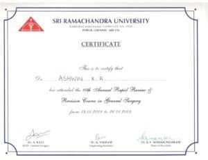 State and national conference certificate