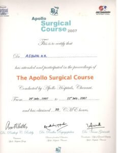 State and national conference certificate