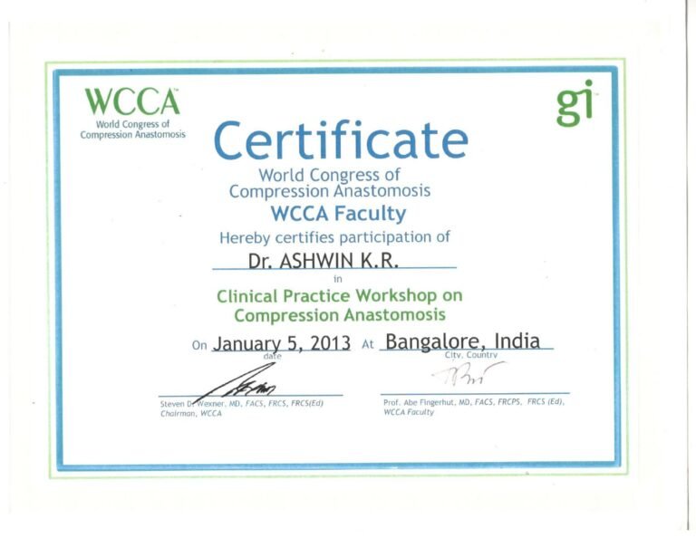 Anastomosis Training — World Congress